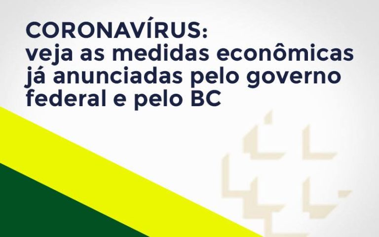 Coronavirus Medidas Economicas Anunciadas Pelo Governo Federal E Bc - Paulista Contabilidade empresarial